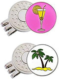 Golf Ball Markers with Hat Clips Value Sets by GOLTERS
