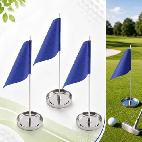 3 Sets Metal Golf Putting Cup by Unknown