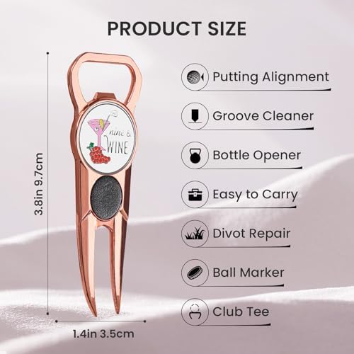 FINGER TEN 7-in-1 Golf Divot Repair Tool - Image 2