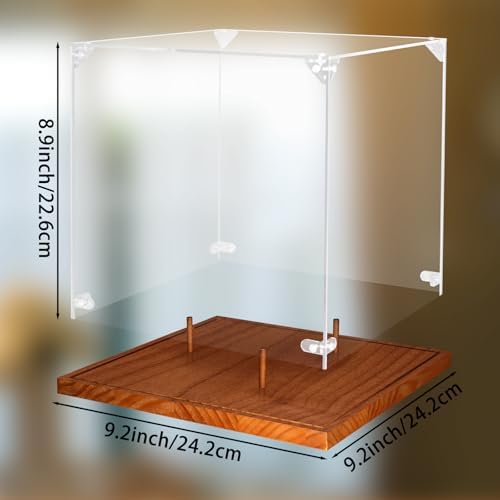 Clear Acrylic Soccer Display Case - Image 2