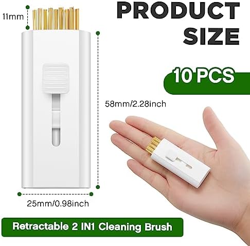 Bokon 10 Pcs Retractable Golf Club Brush Cleaner Brush Groove - Image 3