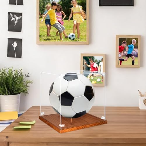 Clear Acrylic Soccer Display Case - Image 5