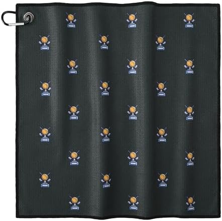 Mile High Life Fun Print Golf Towel 16x24in, Microfiber Waffle by MileHighLife