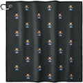 Mile High Life Fun Print Golf Towel 16x24in, Microfiber Waffle by MileHighLife