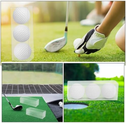 Golf Ball Gift Boxes, 3-Ball Foldable Plastic Set 6pcs - Image 3