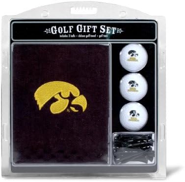 Team Golf NCAA Gift Set Embroidered Golf Towel, 3 Golf Balls, and 14 Golf Tees by TeamGolf