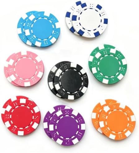 16 Pcs Golf Ball Markers, ABS Golf Ball Marker by Unknown