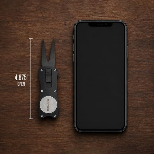 Sarge Eagle Golf OTF Divot Repair Tool, Magnetic Ball Marker, Club Rest - Image 6