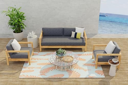 Mad Mats Outdoor Rug, Reversible Plastic Mat - Image 6