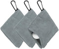 3Pcs Golf Ball Towel 5.5"x5.5" by YELARXI