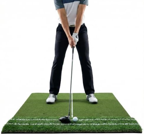 Dual Turf Golf Putting Mat 1.2x1.5m by Unknown