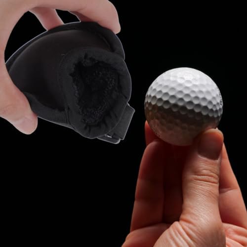 2pcs Golf Ball Cleaning Pouch Neoprene Wiping Bag - Image 4