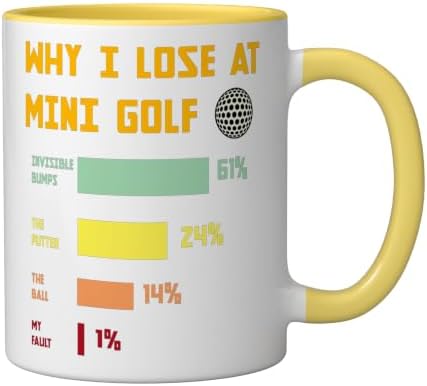 Mini Golf Champion Humor Family Golfers Ceramic Mug - Image 2