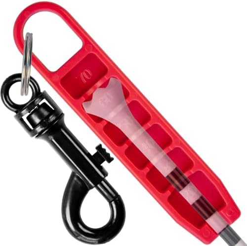 Golf Tee Height Tool, 6 Adjustable Settings, Fits Most Standard Tees by NCULTRO