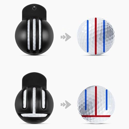 Fade-Resistant Golf Ball Liner, 1 Alignment Tool - Image 3