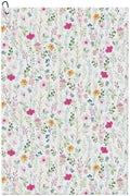 Watercolor Floral Golf Towel Microfiber by Unknown