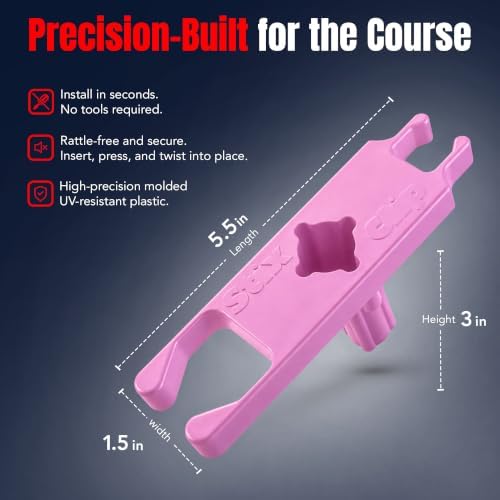 Golf Cart Ball Retriever Holder — Putter Clip, Training Aid & Alignment Stick - Image 4