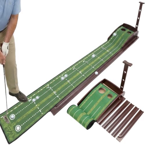 Putting Green Indoor, 9ft Golf Putting Golf Mat by HamptonDistribution