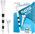 Professional Plastic or Wood or Rubber Golf Tees, Enhanced Durability & by BIRDIEBLAST