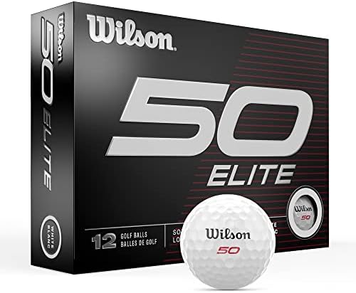 WILSON Fifty Elite 12 Pack Golf Balls by Unknown