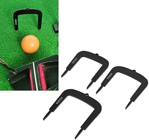 3pcs Golf Putt Alignment Goal Gate, Aluminum Alloy Putting Training Aid - Image 6