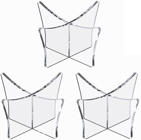 Acrylic Ball Holder 3-Pack, Small Size by UoYeet