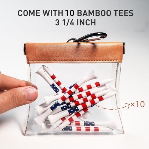 FINGER TEN Transparent Golf Tee Pouch Bag - Image 6