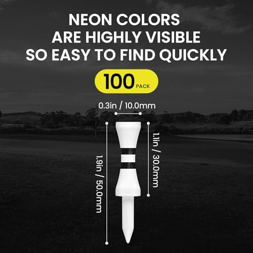 Castle Golf Tees Wood Colorful 50/100 Pack - Image 2