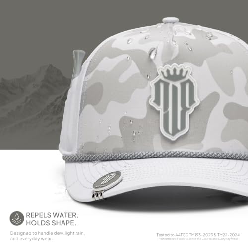 Snapback Golf Hat for Men with Tee Holder & Magnetic Ball Marker - Image 4