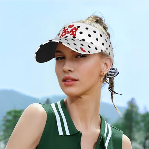 Sports Sun Visor Hats Adjustable Men Women Lightweight Packable Cooling Empty - Image 5
