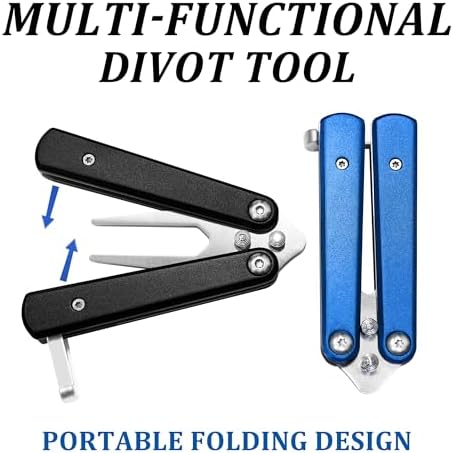 Golf Divot Repair Tool, Foldable Stainless Steel - Image 2
