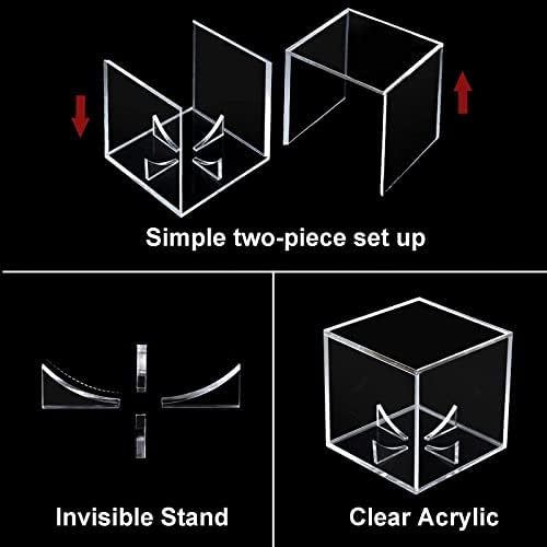 12 Pack Clear Acrylic Baseball Case Display - Image 5
