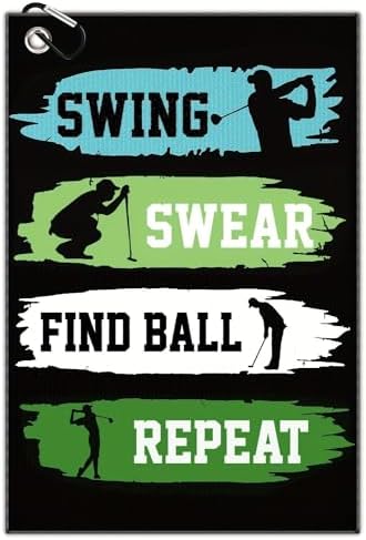 Funny Golf Towel, Funny Golf Towel by Aikiprety