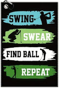 Funny Golf Towel, Funny Golf Towel by Aikiprety