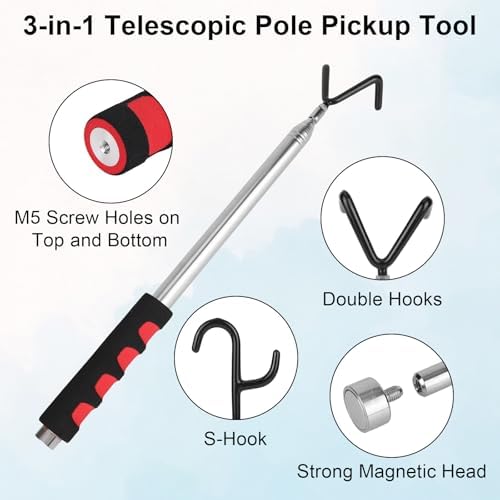 2pcs Telescoping Pickup Tool Magnetic Pole - Image 3