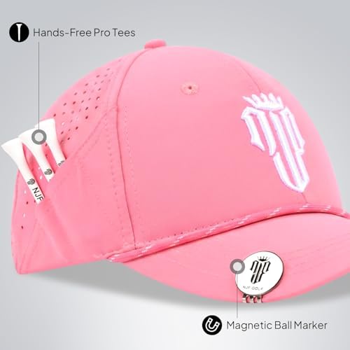 NJF Golf Hat for Women, Breathable Golfing Cap - Image 3