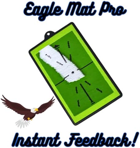 Eagle Mat Pro – Premium Grade Golf Swing Training mat Designed to Track Ball - Image 3