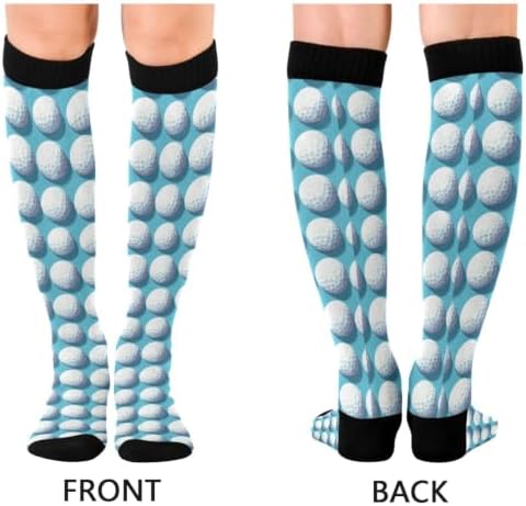 White Baseballs Stitching Compression Sock - Image 2