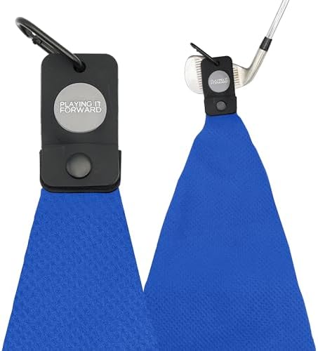 Magnetic Golf Towels for Golf Bags by PlayingItForward