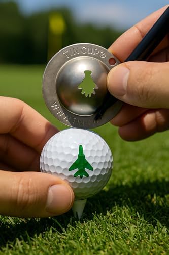 Tin Cup Golf Ball Marker Stencil - Image 5