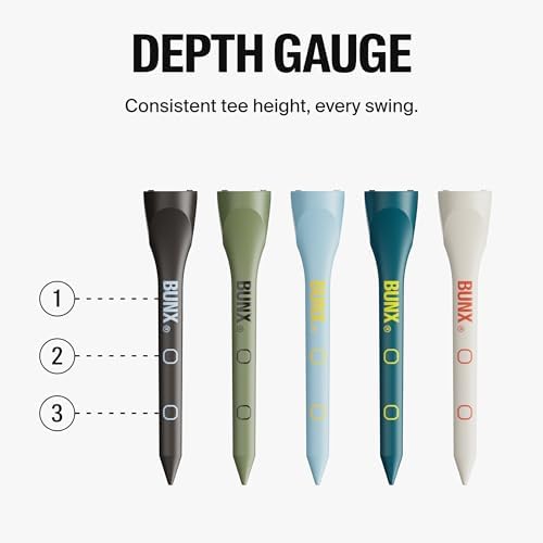 BUNX Golf Tees 2.75 Inch, Unbreakable Plastic Tees 3X Stronger Than Wood - Image 5
