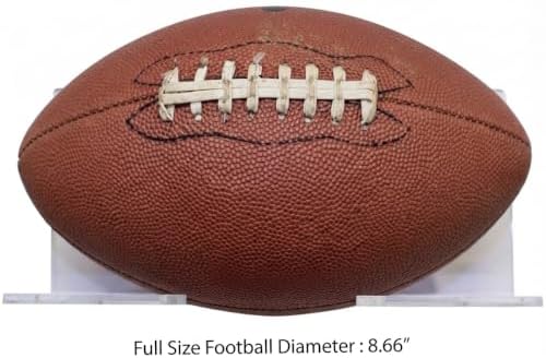 Better Display Cases Clear Acrylic Full Size Football Wall Mounted Floating - Image 2