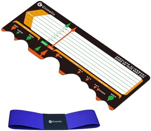 Golf Training Mat for Beginners | Posture Assistance and Entry-Level Stance by Gismelio