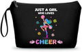 Cheerleader Cheerleading Gifts, Cheer Makeup Bag Pouch by ARIOSEY
