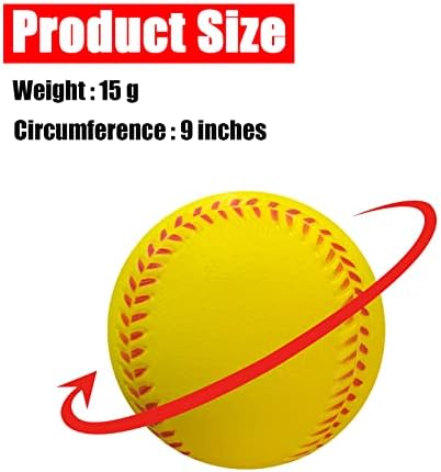 Soft Baseballs, Foam Training Baseball 12 Pack - Image 3