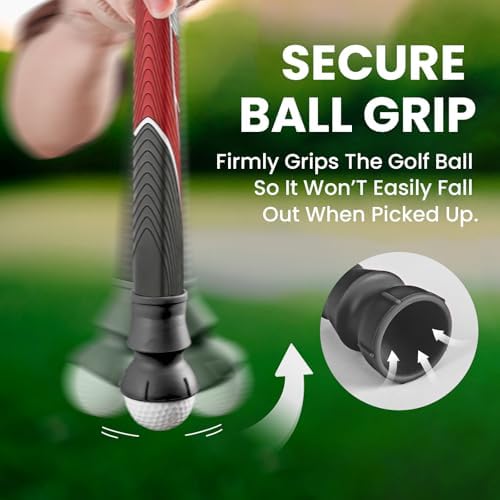 Golf Ball Retriever for Putter Value 3 Pack，Durable Flexible Rubber Suction Cup - Image 4