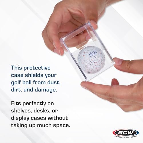 BCW Golf Ball Display Case -6ct | Clear Polystyrene Shell Golf Ball Display | - Image 4