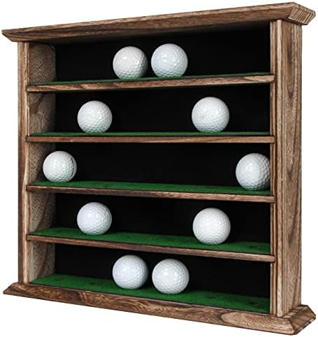 J JACKCUBE DESIGN 30 Golf Ball Display Case Wall Rack Cabinet Holder Shelf by JACKCUBEDESIGN