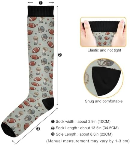 White Baseballs Stitching Compression Sock - Image 4
