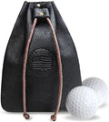 Real Leather Golf Valuables Pouch: USA Golf Tee Ball Bag by iSamzan